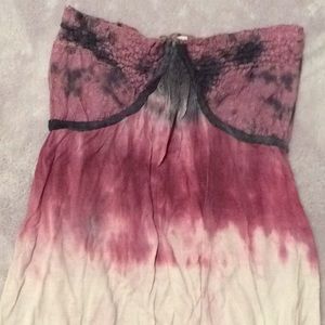 Free People strapless top